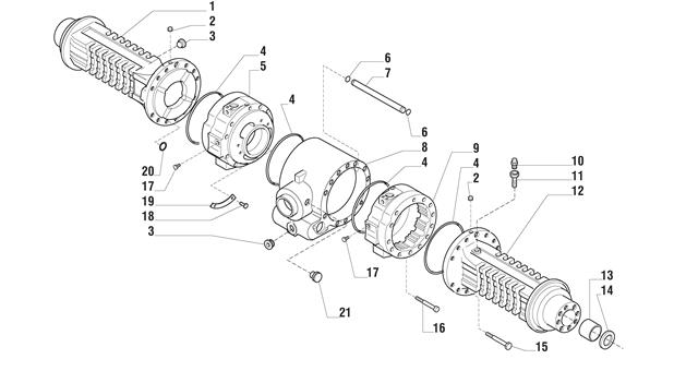 Carraro Axle Drawing for 150006, page 3