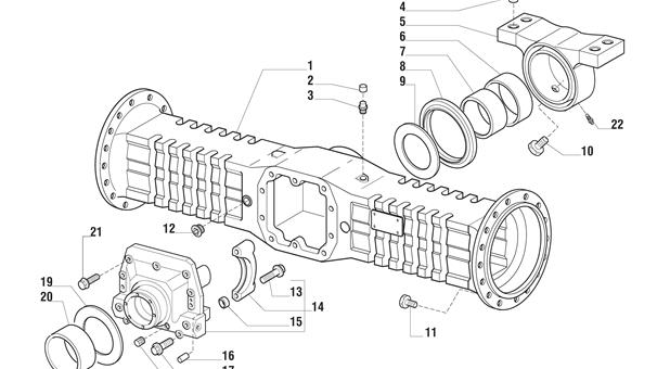 Carraro Axle Drawing for 150021, page 3