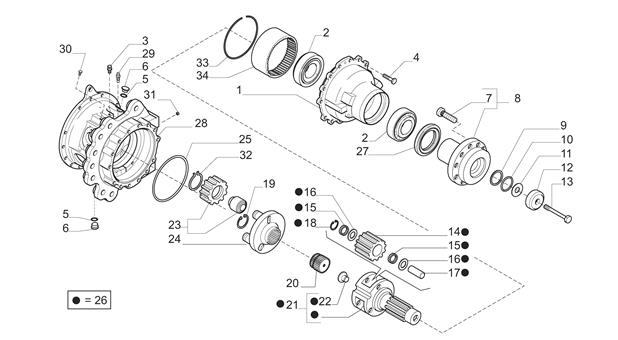 Carraro Axle Drawing for 150135, page 3