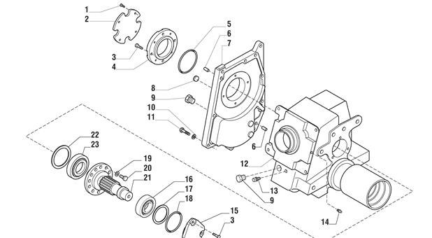 Carraro Axle Drawing for 342870, page 3