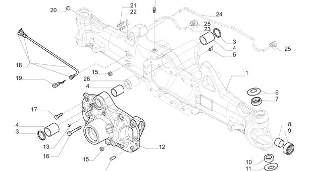 Carraro Axle Drawing for 641391, page 3