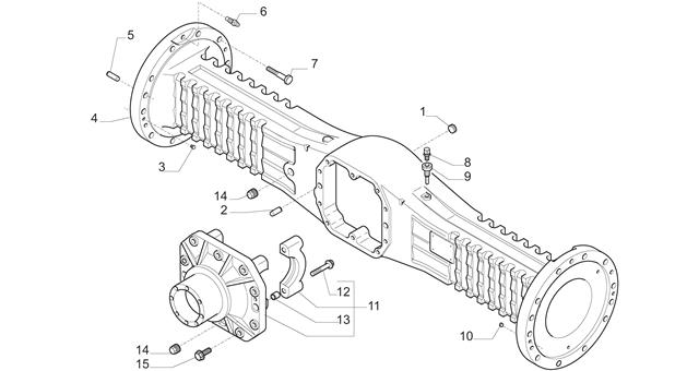 Carraro Axle Drawing for 641533, page 3