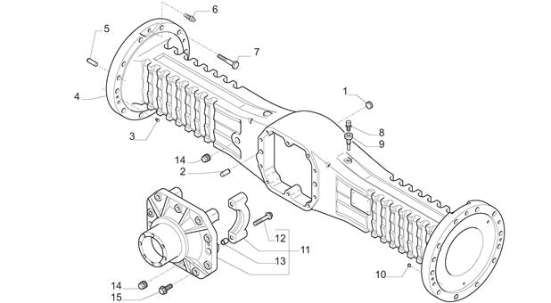 Carraro Axle Drawing for 641534, page 3