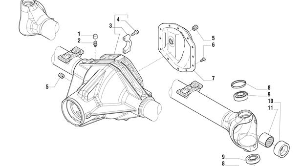 Carraro Axle Drawing for 641875, page 3