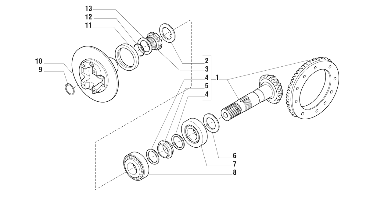 Carraro Axle Details. HES Tractec