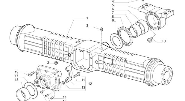 Carraro Axle Drawing for 641980, page 3