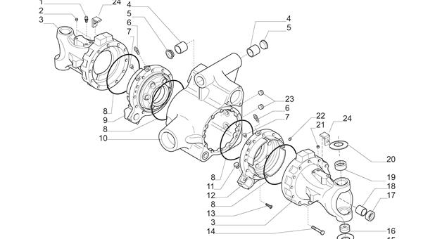 Carraro Axle Drawing for 642729, page 3