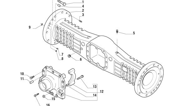 Carraro Axle Drawing for 642771, page 3