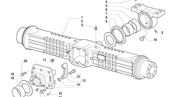 Carraro Axle Drawing for 642773, page 3