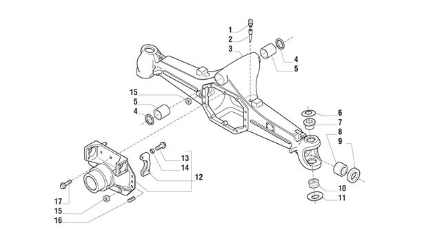 Carraro Axle Drawing for 132755, page 3