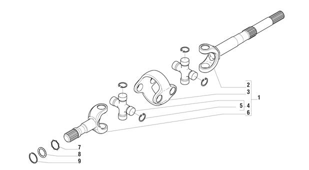 Carraro Axle Drawing for 136531, page 7