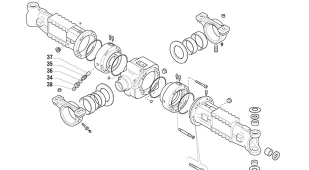 Carraro Axle Drawing for 136532, page 4