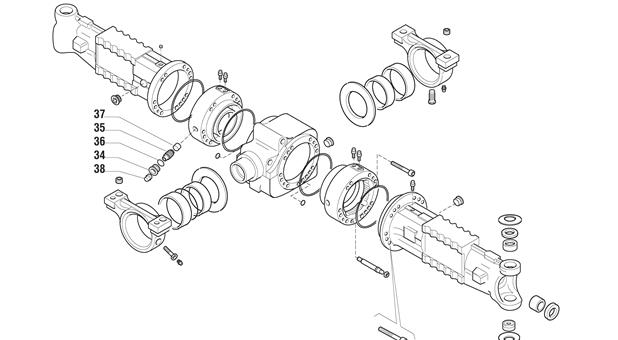 Carraro Axle Drawing for 136534, page 4