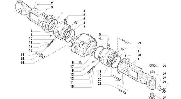 Carraro Axle Drawing for 139970, page 3