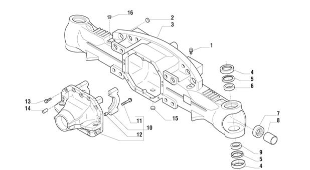 Carraro Axle Drawing for 140247, page 3