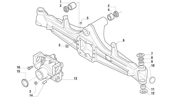 Carraro Axle Drawing for 140655, page 3