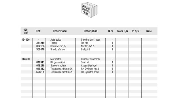 Carraro Axle Drawing for 140876, page 6