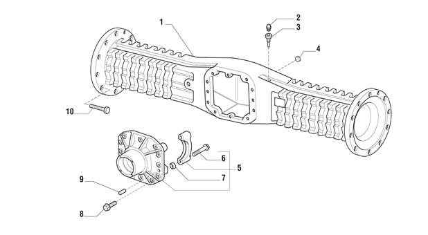 Carraro Axle Drawing for 140883, page 3