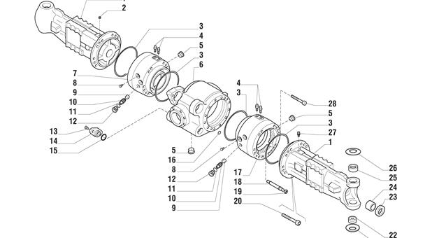 Carraro Axle Drawing for 141154, page 3