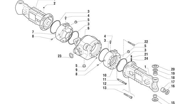 Carraro Axle Drawing for 141335, page 3