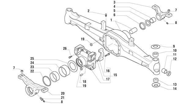 Carraro Axle Drawing for 141529, page 3