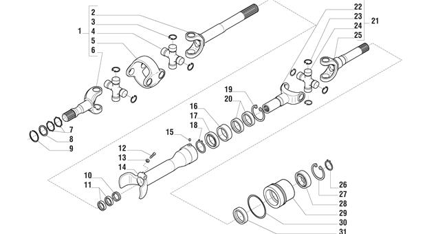 Carraro Axle Drawing for 141536, page 11