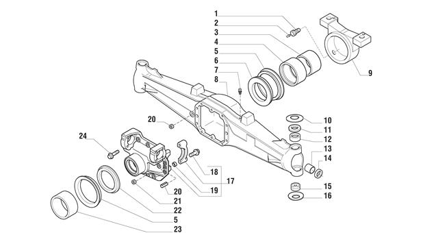 Carraro Axle Drawing for 141579, page 3