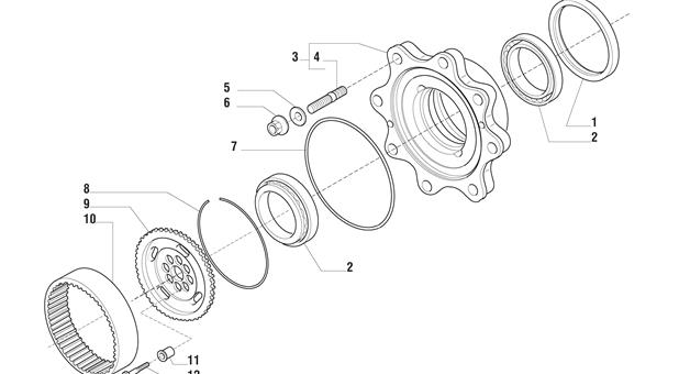 Carraro Axle Drawing for 141747, page 12