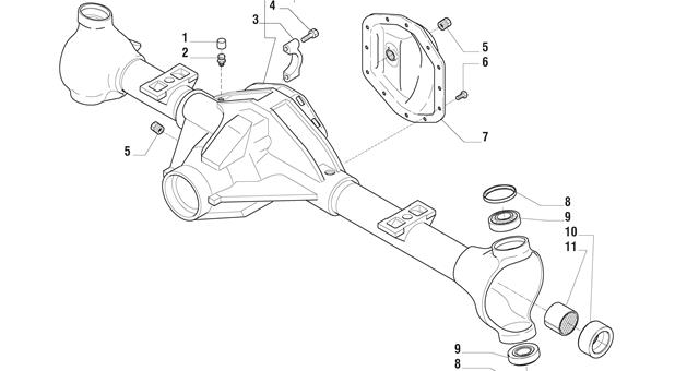 Carraro Axle Drawing for 141833, page 3