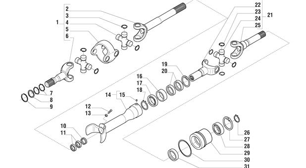 Carraro Axle Drawing for 142120, page 11