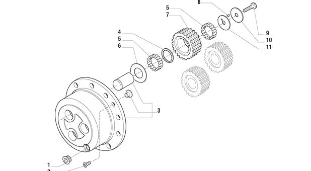 Carraro Axle Drawing for 142120, page 13