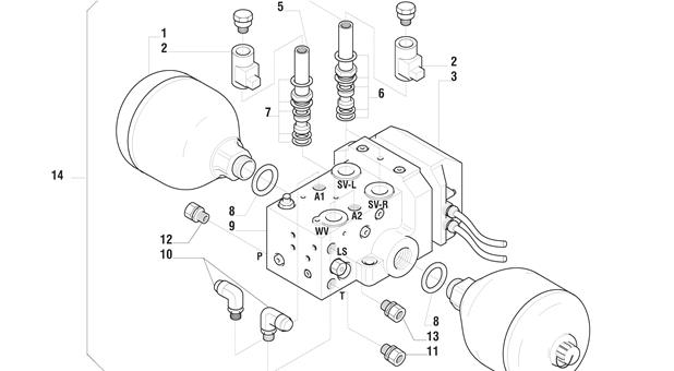 Carraro Axle Drawing for 142120, page 15