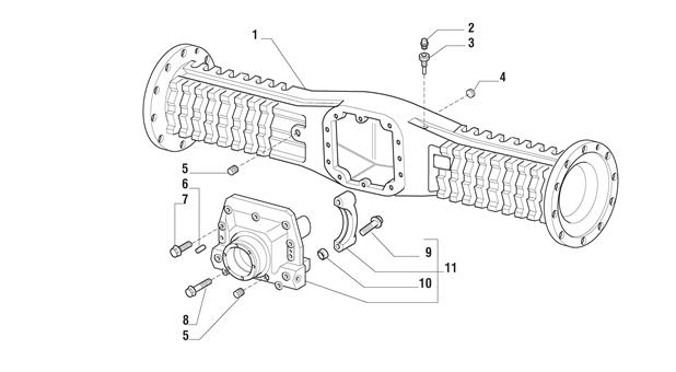 Carraro Axle Drawing for 142133, page 3