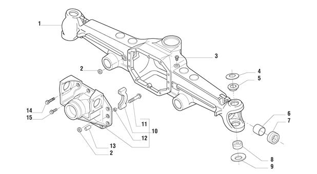 Carraro Axle Drawing for 142254, page 3