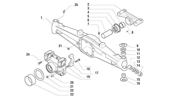 Carraro Axle Drawing for 142355, page 3