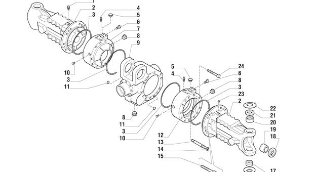 Carraro Axle Drawing for 143278, page 3