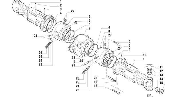 Carraro Axle Drawing for 143342, page 3