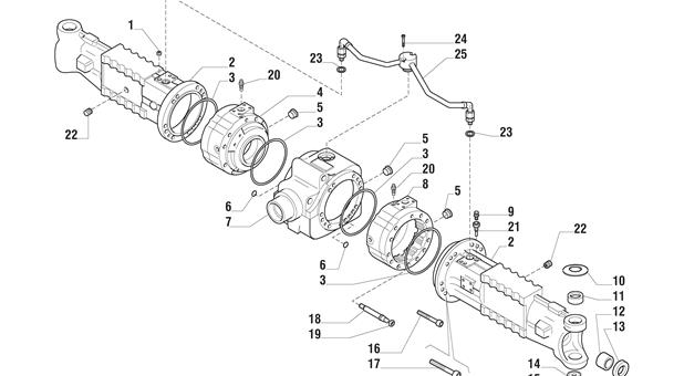 Carraro Axle Drawing for 146969, page 3