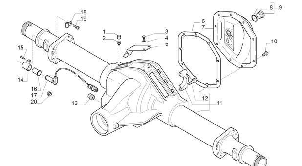 Carraro Axle Drawing for 147617, page 3