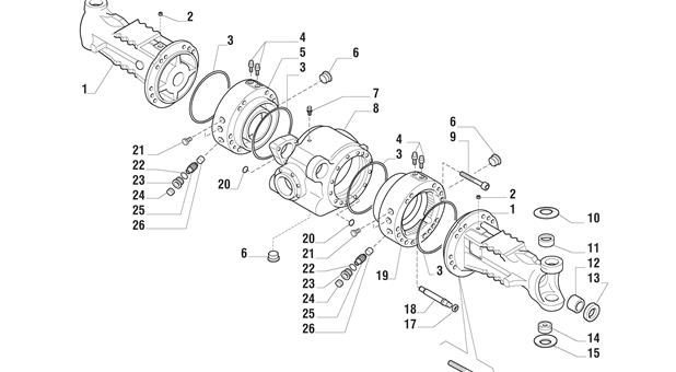 Carraro Axle Drawing for 145472, page 3