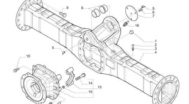 Carraro Axle Drawing for 147187, page 3