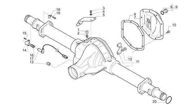 Carraro Axle Drawing for 147617, page 3