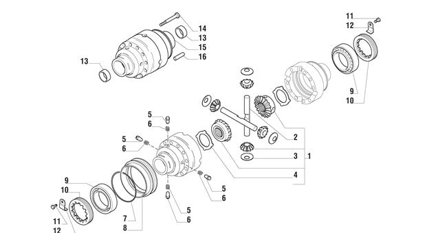 Carraro Axle Drawing for 132886, page 5
