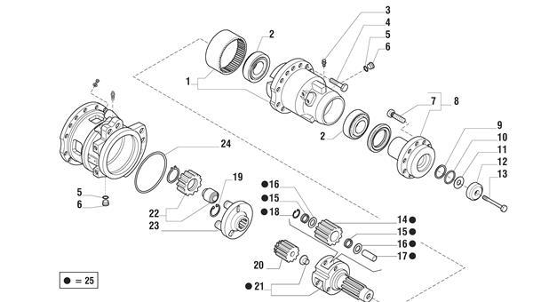 Carraro Axle Drawing for 134803, page 3