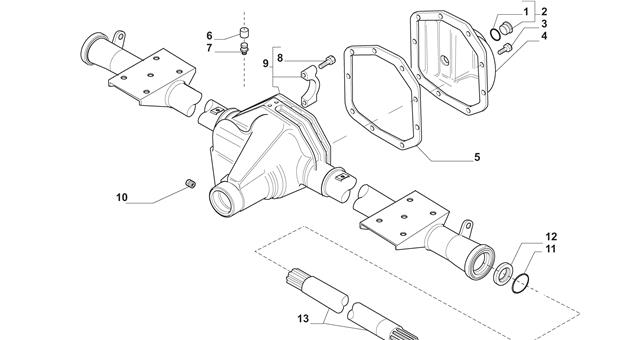 Carraro Axle Drawing for 135500, page 3