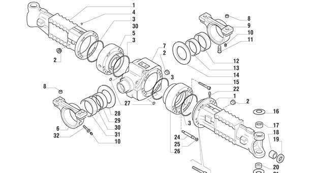 Carraro Axle Drawing for 136533, page 3