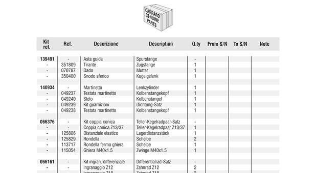 Carraro Axle Drawing for 139487, page 10