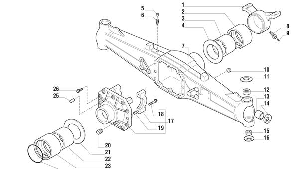 Carraro Axle Drawing for 139642, page 3