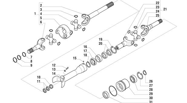 Carraro Axle Drawing for 141536, page 11