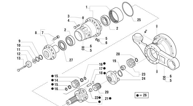 Carraro Axle Drawing for 142078, page 3